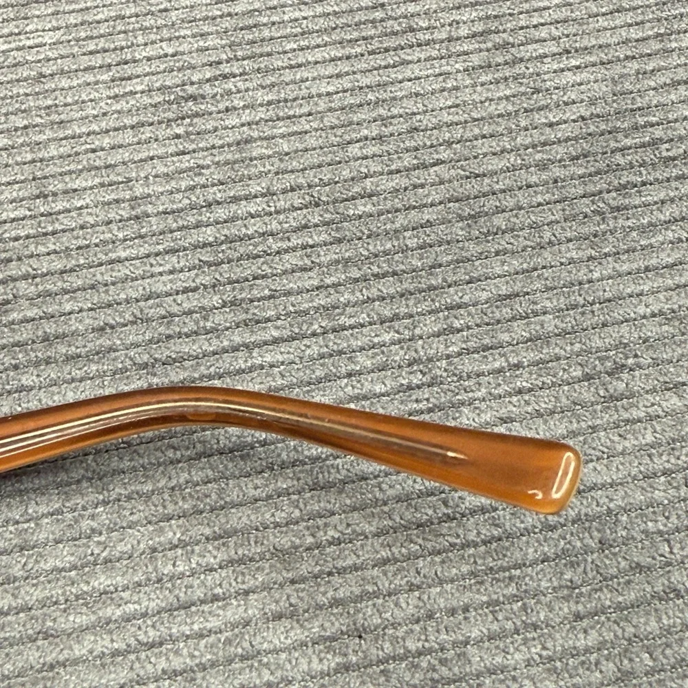 Anne Klein AK5120 Brown Amber Oval Eyeglasses Frames 52-15-130 Womens GlassesY2K